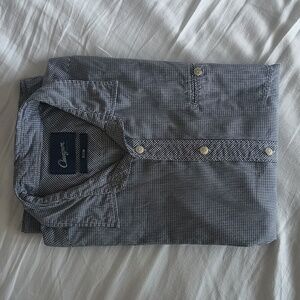 Chevignon Men's Medium slim fit blue long sleeves button down shirt. Size M